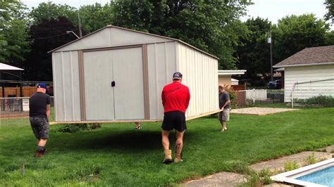 relocate shed on property